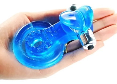 Anillo Vibrador Pene Lengua Para Pareja 1 Velocidad