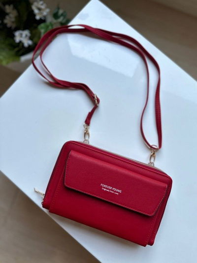 CARTERA AMAPOLA ROJO