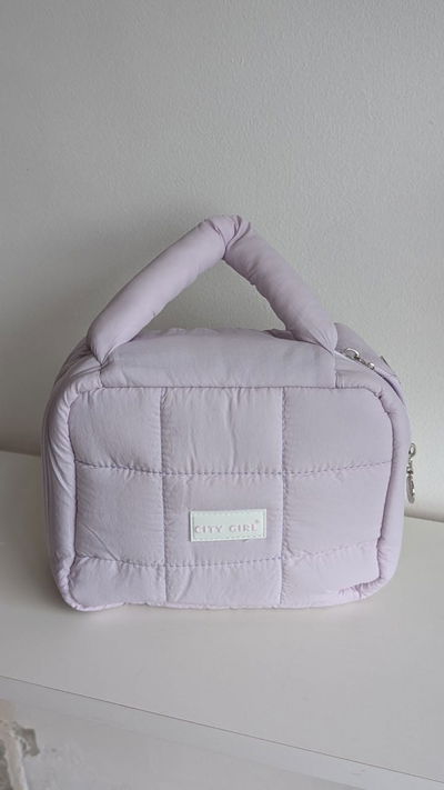 PORTA COSMETICO LILA PASTEL