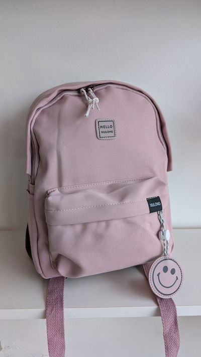 MOCHILA HAPPY ROSA