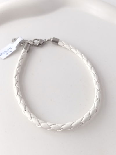 PULSERA BRAID WHITE