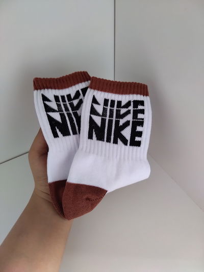 Medias tenis - Nike blanca c/marrón