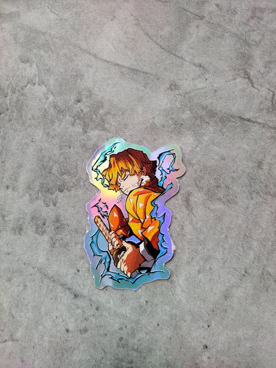 Demon slayer zenitsu I - holográfico