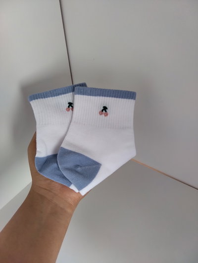 Medias tenis - cereza