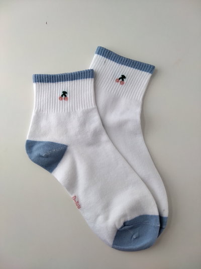 Medias tenis - cereza