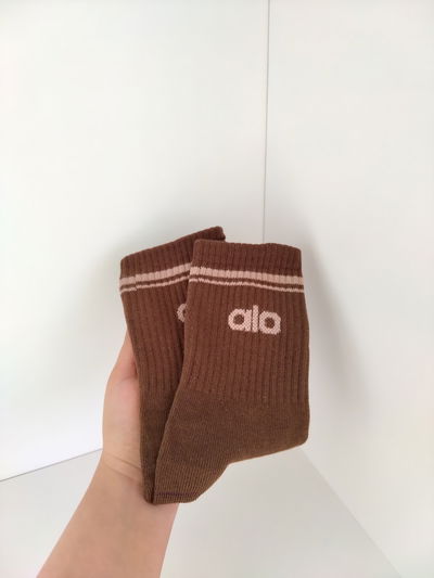 Medias tenis - alo chocolate