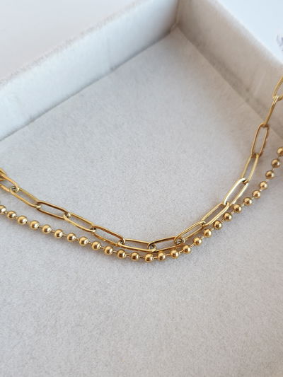 PULSERA LONG CHAIN BALL