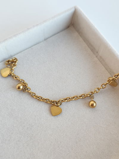 PULSERA HEART BALL