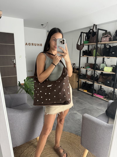 Cartera Kira chocolate