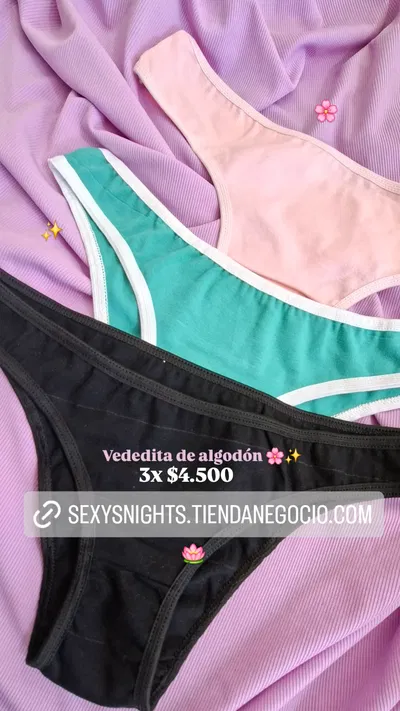 Vedetina de algodón x3