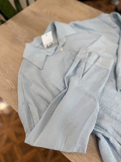 Camisa Oli Celeste