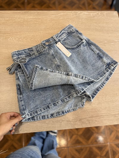 Skort Tommy Denim AZUL