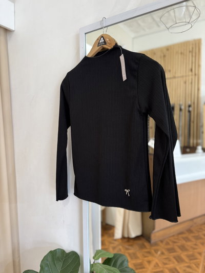 Media polera Conni Negro