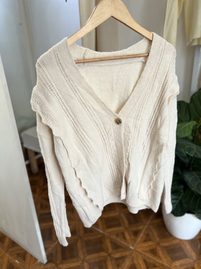 Cardigan Eleonor Natural