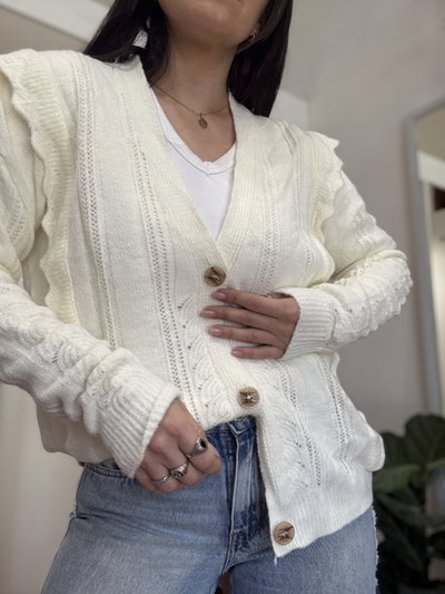 Cardigan Eleonor Natural