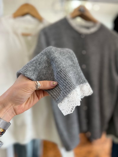 Cardigan Charlotte Gris