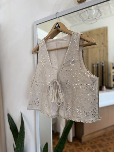 Chaleco Gina Beige