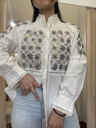 Camisa India Blanco
