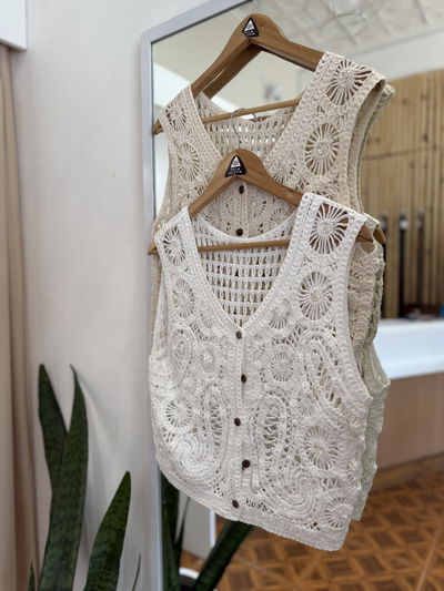 Chaleco tejido Fio Blanco
