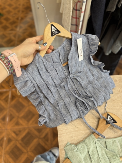 Blusa Hera Celeste