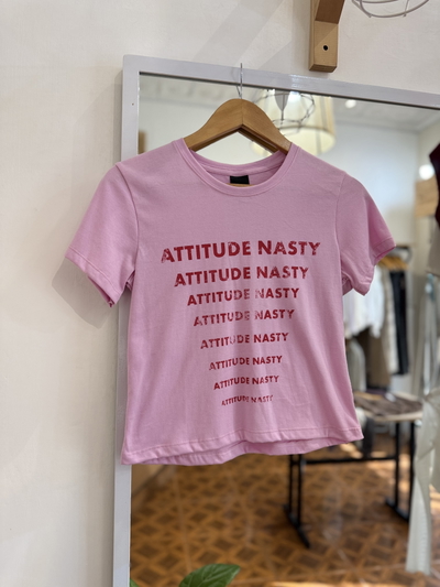 Remera Attitude Rosa