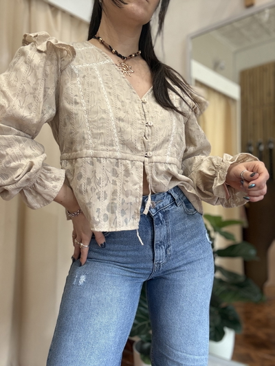 Blusa Deva Beige