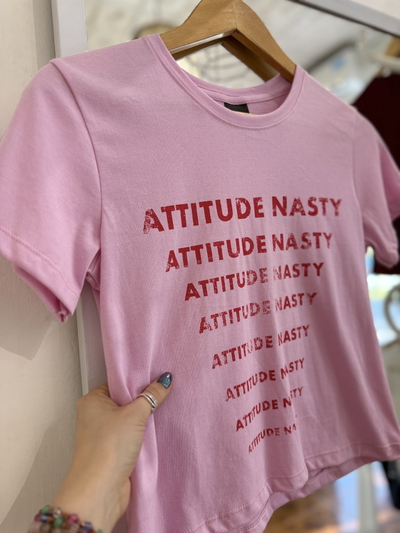 Remera Attitude Rosa