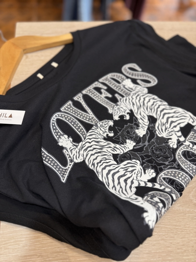 Musculosa LOVERS Negro