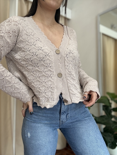 Cardigan Charo Beige