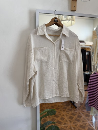 Camisa Lino Kiuri Natural