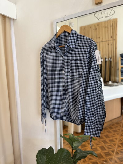 Camisa Bianca Azul