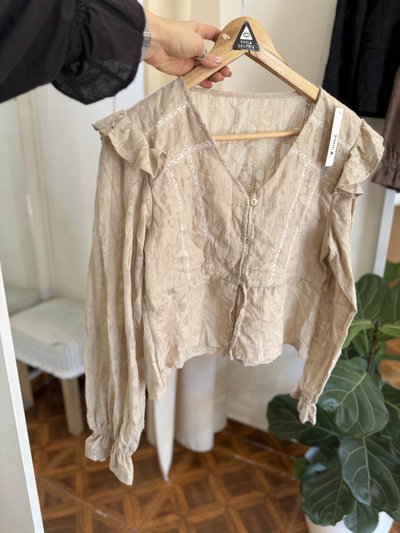 Blusa Deva Beige