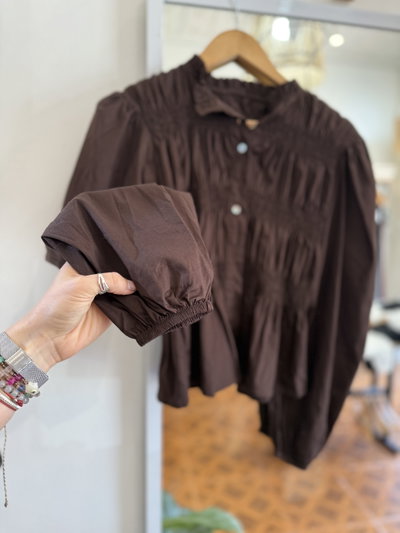 Blusa Agnese Choco