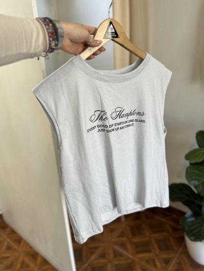 Musculosa Hamptons Verde