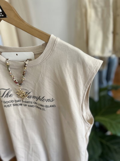 Musculosa Hamptons Beige
