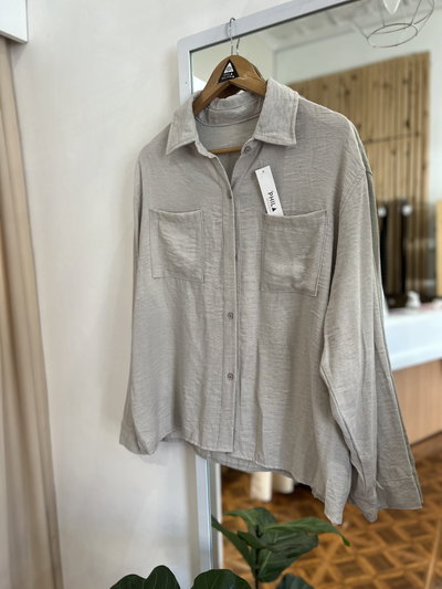 Camisa Lino Kiuri Verde