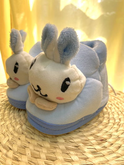 Pantuflas conejito y perrito