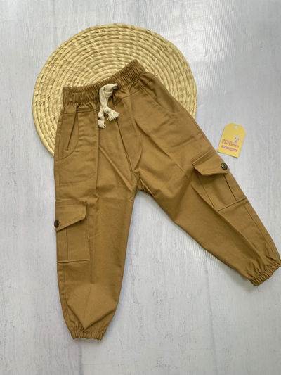 Pantalón jogger de gabardina 