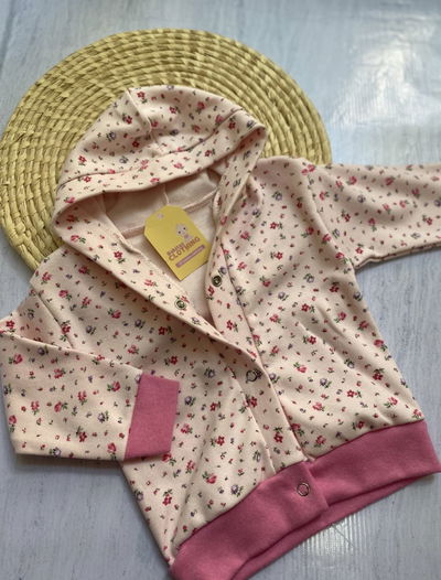 campera de interlock con botones 