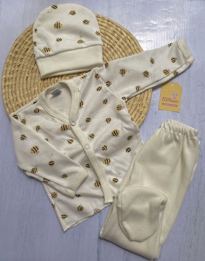 Ajuar 3 piezas estampado 