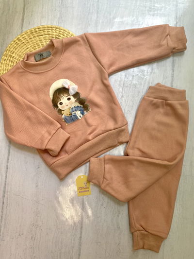 Conjunto Importado spandex y piel 