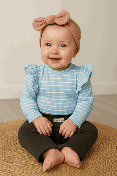 Body volado a rayas beba 