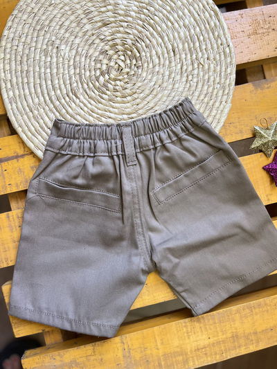 Bermuda de gabardina 