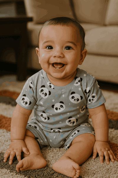 Conjunto/pijama panda 