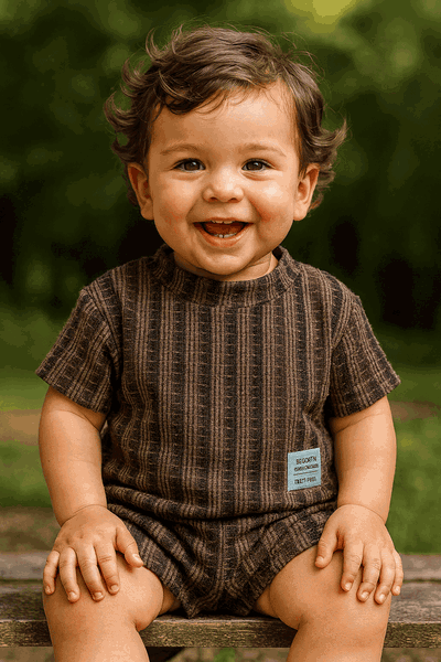 Conjunto crochet chocolate