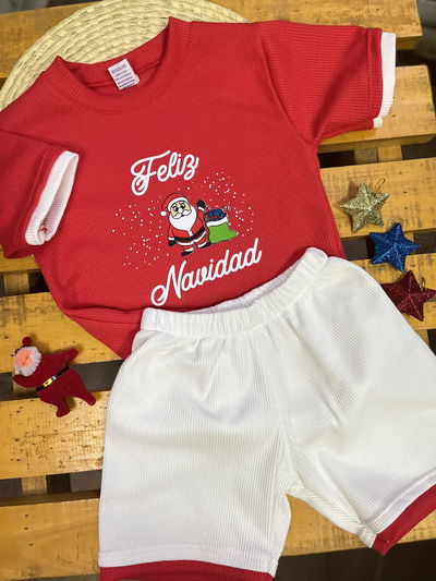 Conjunto Feliz navidad