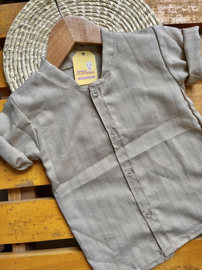 Camisa de ñiño cuello mao