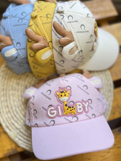 Gorra/visera  jirafita  bebes