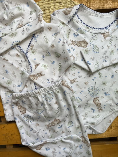 ajuar 4 piezas recibidor 