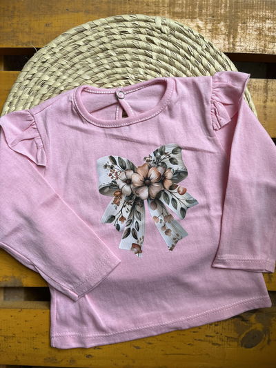 remera de algodon manga larga